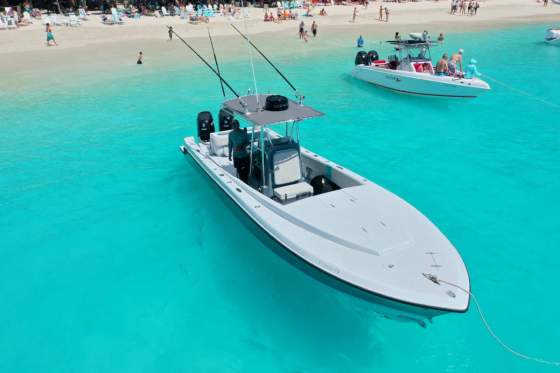 Full-Day BVI Contender Powerboat Trip from St. John - BVI Trips charter departing from Compass Point Marina, St. Thomas, US Virgin Islands | 8 Hours, up to 6 guests