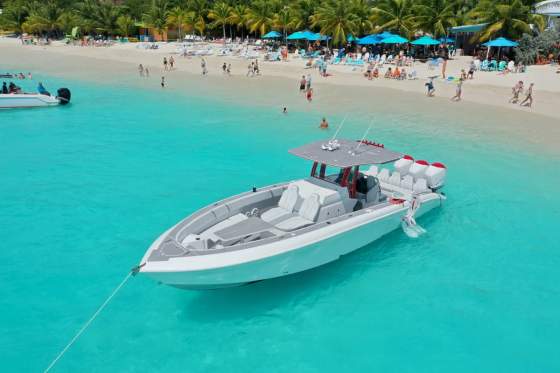 USVI Half-Day Private Powerboat Charter - Private Charters charter departing from Compass Point Marina, St. Thomas, US Virgin Islands | 4 Hours, up to 6 guests